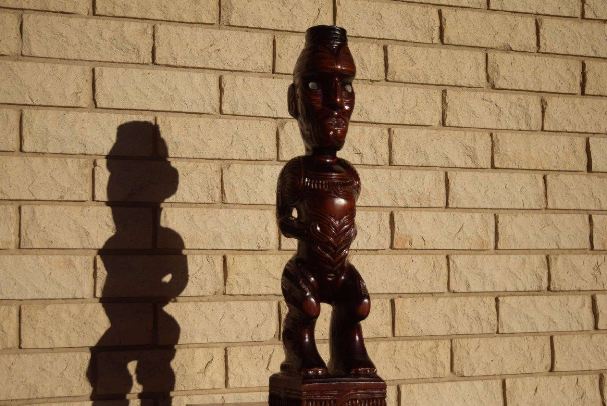 Large Tiki statue, Aotearoa New Zealand